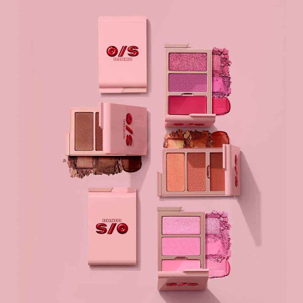 Cheek Clapper 3D Blush Trio Palette - One size by Patrick Starrr / Rubor en crema y polvo e iluminador