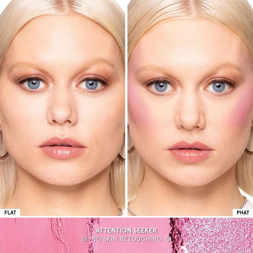 Cheek Clapper 3D Blush Trio Palette - One size by Patrick Starrr / Rubor en crema y polvo e iluminador