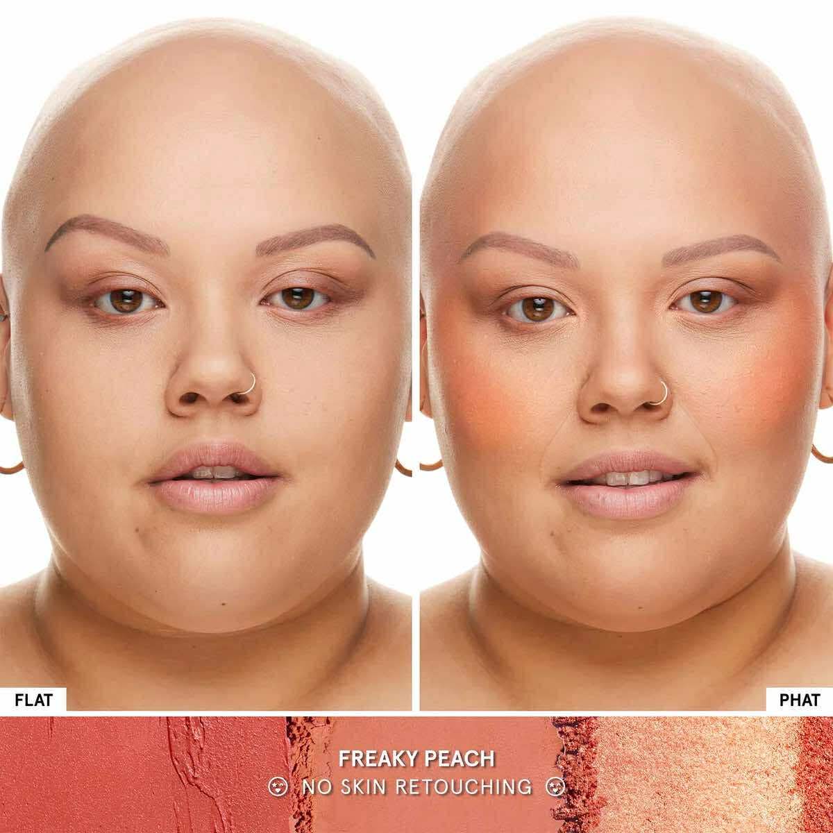 Cheek Clapper 3D Blush Trio Palette - One size by Patrick Starrr / Rubor en crema y polvo e iluminador