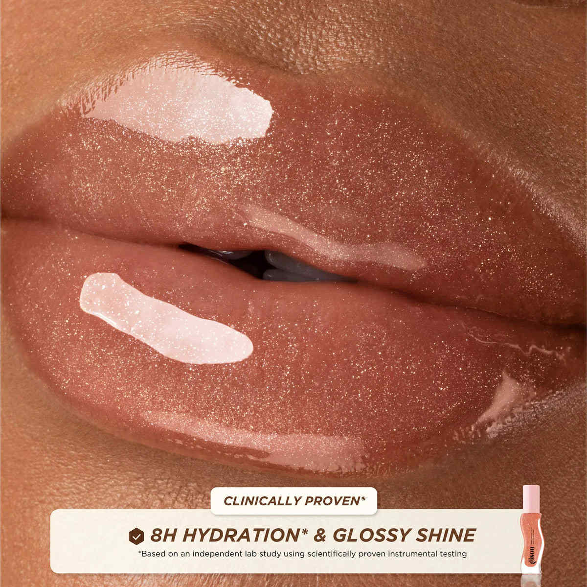 Glossy & Glazed Hair & Lip Oil Gift Set - Gisou / Set 2 pzas cabello y labios