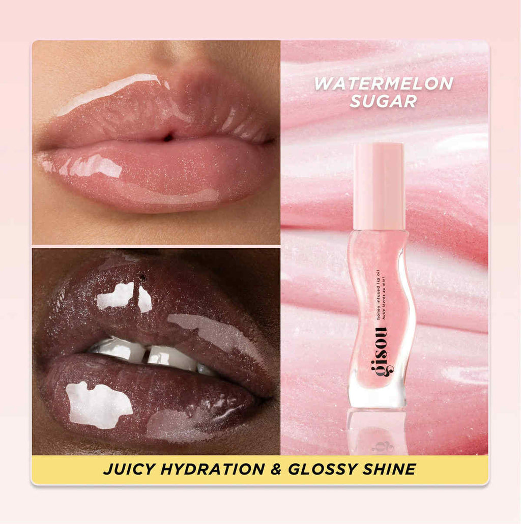 Honey Infused Hydrating Lip Oil - Gisou / Tratamiento nutritivo de labios