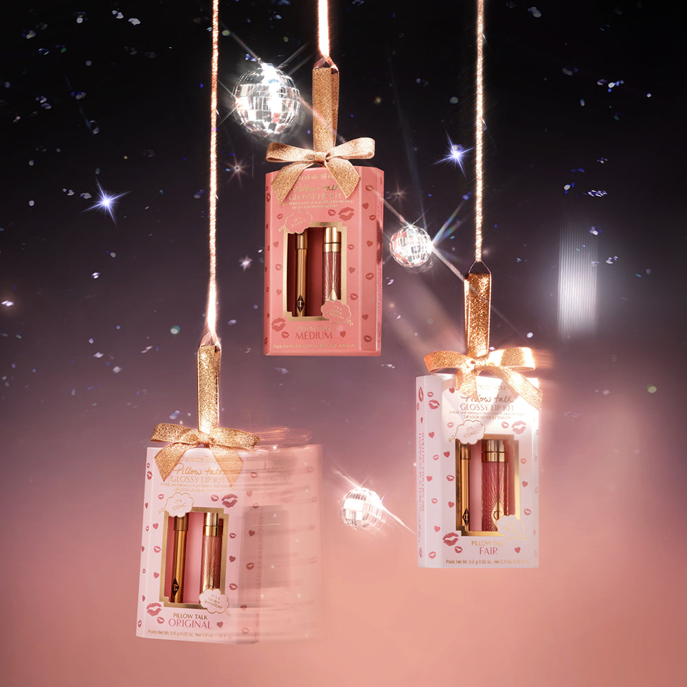 PILLOW TALK MINI GLOSSY LIPS DUO| Set de labios gloss + lápiz