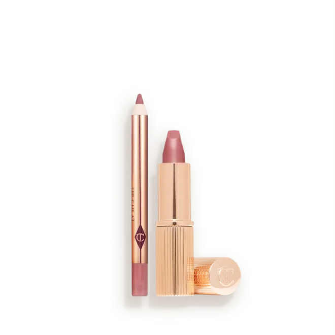 Mini Pillow Talk Lipstick & Liner Set - Charlotte Tilbury / Mini set de labios